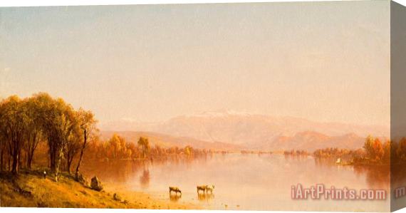 Sanford Robinson Gifford Indian Summer in The White Mountains Stretched Canvas Print / Canvas Art