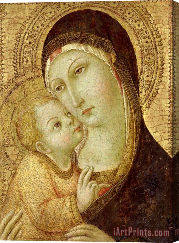 Sano di Pietro Madonna And Child Stretched Canvas Print / Canvas Art