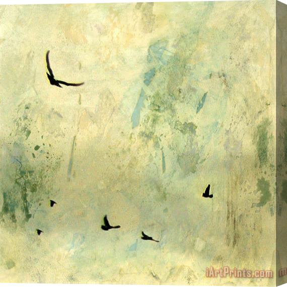 Sara Abbott I'll Fly Away I Stretched Canvas Painting / Canvas Art