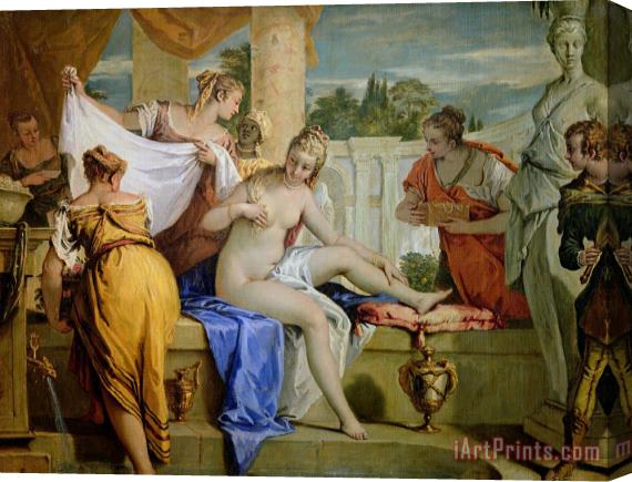 Sebastiano Ricci Bathsheba Bathing Stretched Canvas Print / Canvas Art