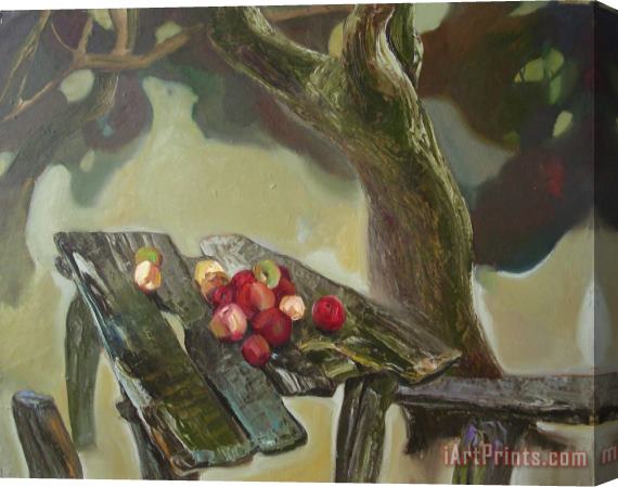 Sergey Ignatenko Fallen apples Stretched Canvas Painting / Canvas Art