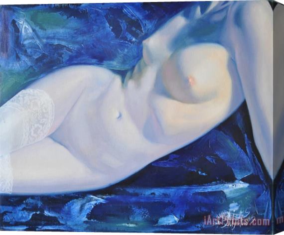 Sergey Ignatenko The blue ice Stretched Canvas Print / Canvas Art