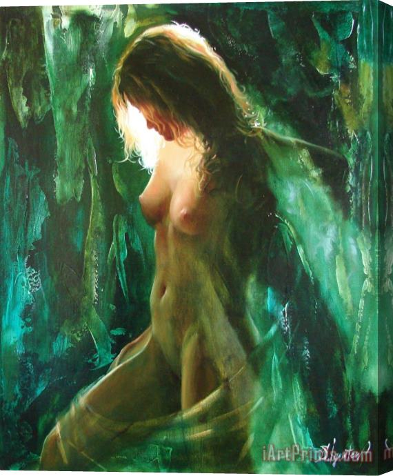 Sergey Ignatenko The malachite light Stretched Canvas Painting / Canvas Art