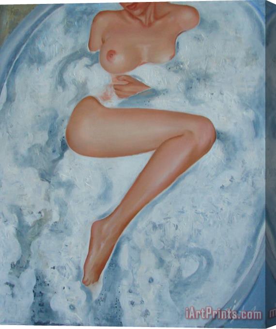 Sergey Ignatenko The milk bath Stretched Canvas Print / Canvas Art