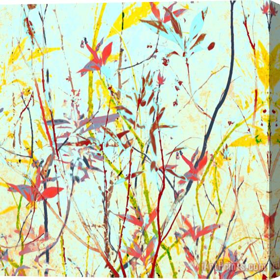 Sia Aryai Radiant Foliage I Stretched Canvas Print / Canvas Art