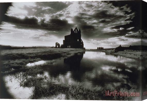Simon Marsden Whitby Abbey Stretched Canvas Painting / Canvas Art
