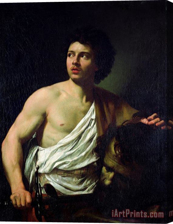 Simon Vouet David with The Head of Goliath Stretched Canvas Print / Canvas Art