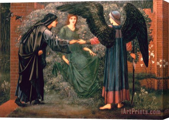 Sir Edward Burne-Jones Heart of the Rose Stretched Canvas Painting / Canvas Art