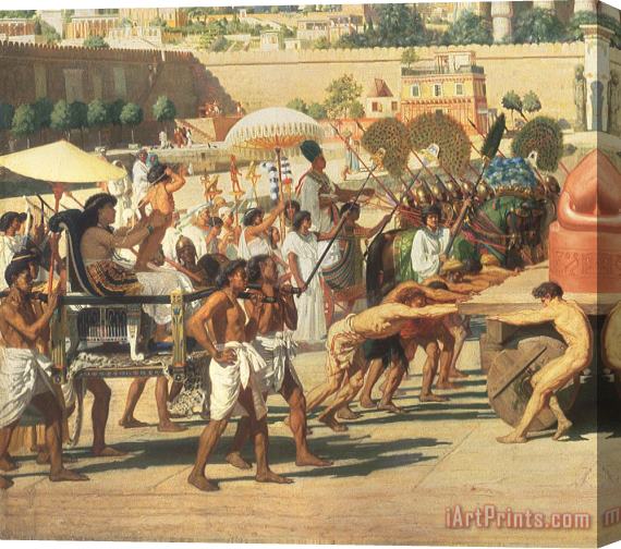 Sir Edward John Poynter Israel in Egypt Stretched Canvas Print / Canvas Art