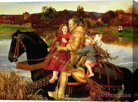 Sir John Everett Millais A Dream of the Past Stretched Canvas Painting / Canvas Art