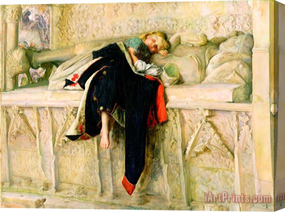 Sir John Everett Millais L'Enfant du Regiment Stretched Canvas Print / Canvas Art