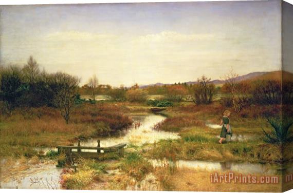 Sir John Everett Millais Lingering Autumn Stretched Canvas Print / Canvas Art