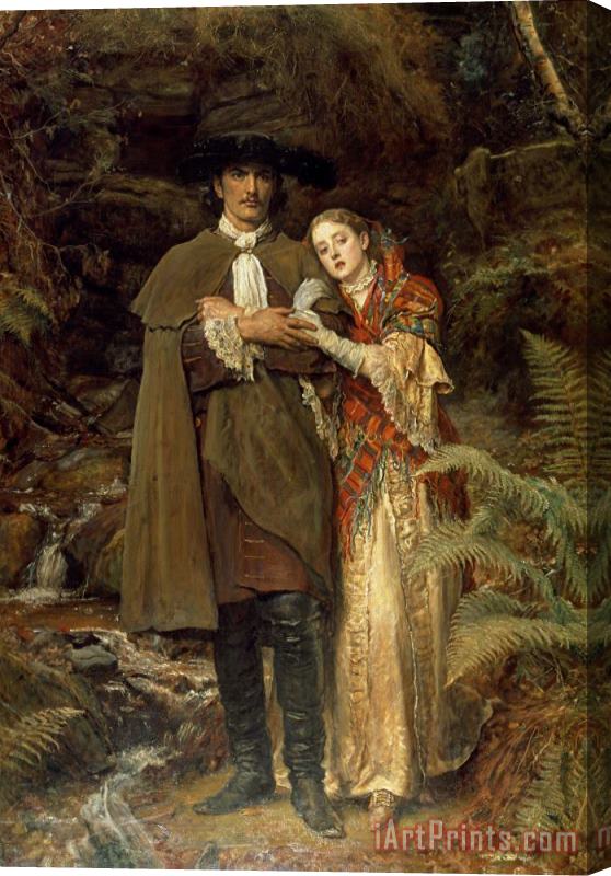 Sir John Everett Millais The Bride of Lammermoor Stretched Canvas Print / Canvas Art
