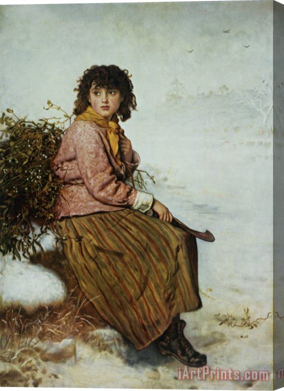 Sir John Everett Millais The Mistletoe Gatherer Stretched Canvas Painting / Canvas Art