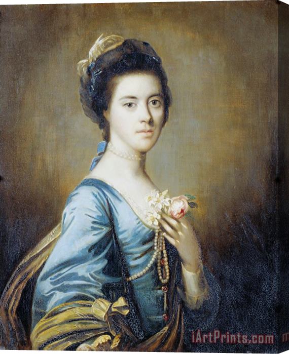 Sir Joshua Reynolds Mrs Margaret Desenfans Stretched Canvas Print / Canvas Art