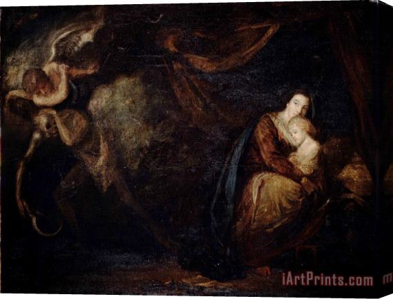 Sir Joshua Reynolds Recovery From Sickness, an Allegory Stretched Canvas Print / Canvas Art