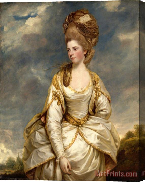 Sir Joshua Reynolds Sarah Campbell Stretched Canvas Print / Canvas Art