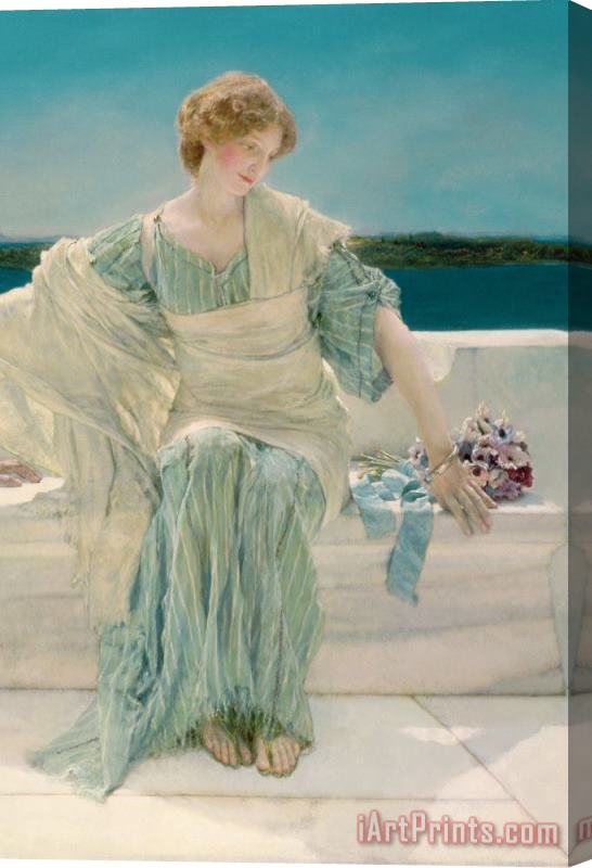 Sir Lawrence Alma-Tadema Ask me no more Stretched Canvas Print / Canvas Art