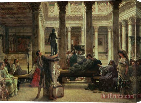 Sir Lawrence Alma-Tadema Roman Art Lover Stretched Canvas Painting / Canvas Art