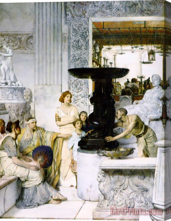 Sir Lawrence Alma-Tadema The Sculpture Gallery Stretched Canvas Painting / Canvas Art