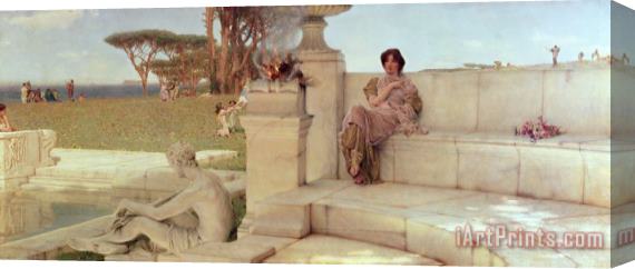 Sir Lawrence Alma-Tadema The Voice of Spring Stretched Canvas Painting / Canvas Art