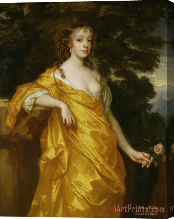 Sir Peter Lely Diana Kirke-Later Countess of Oxford Stretched Canvas Painting / Canvas Art