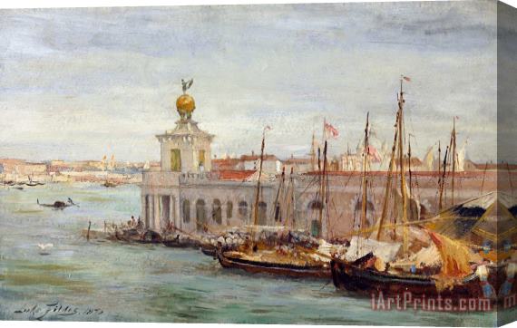 Sir Samuel Luke Fields Venice Stretched Canvas Painting / Canvas Art