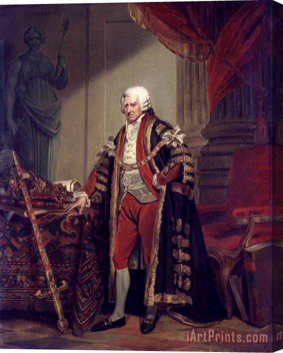 Sir William Beechey Portrait of John Boydell, 1801 Stretched Canvas Print / Canvas Art