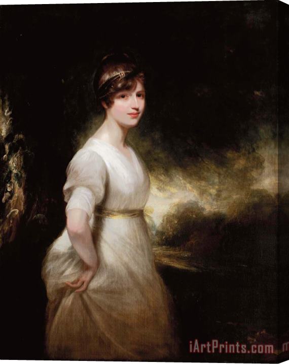 Sir William Beechey Portrait of The Hon. Elizabeth Charlotte Eden, Lady Godolphin Stretched Canvas Painting / Canvas Art