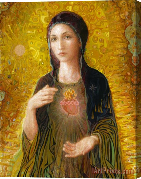 Smith Catholic Art Immaculate Heart of Mary Stretched Canvas Print / Canvas Art