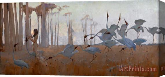 Sydney Long Spirit of The Plains Stretched Canvas Print / Canvas Art