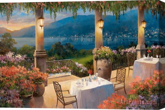 T. C. Chiu Amalfi Holiday II Stretched Canvas Painting / Canvas Art