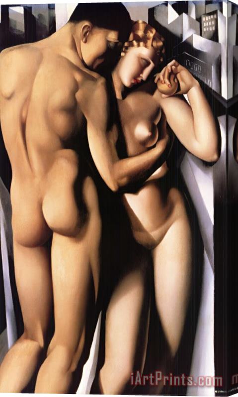 tamara de lempicka Adam Et Eve, 2001 Stretched Canvas Painting / Canvas Art