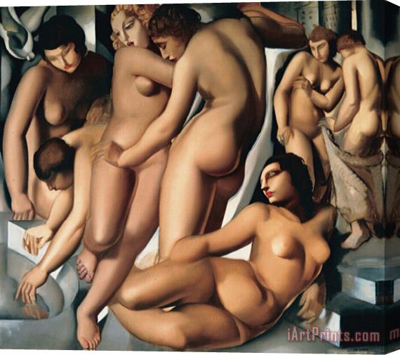 tamara de lempicka Femmes Au Bain Stretched Canvas Print / Canvas Art
