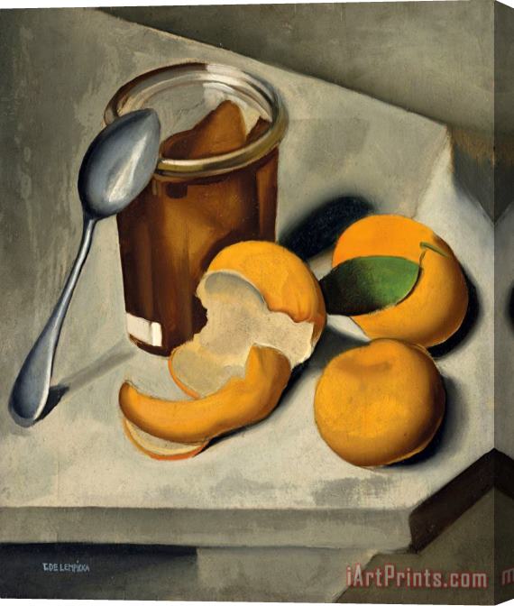 tamara de lempicka Nature Morte Aux Mandarines, 1925 Stretched Canvas Print / Canvas Art
