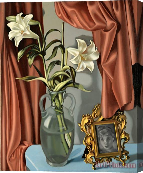 tamara de lempicka Nature Morte Avec Lys Et Photo, 1944 Stretched Canvas Painting / Canvas Art