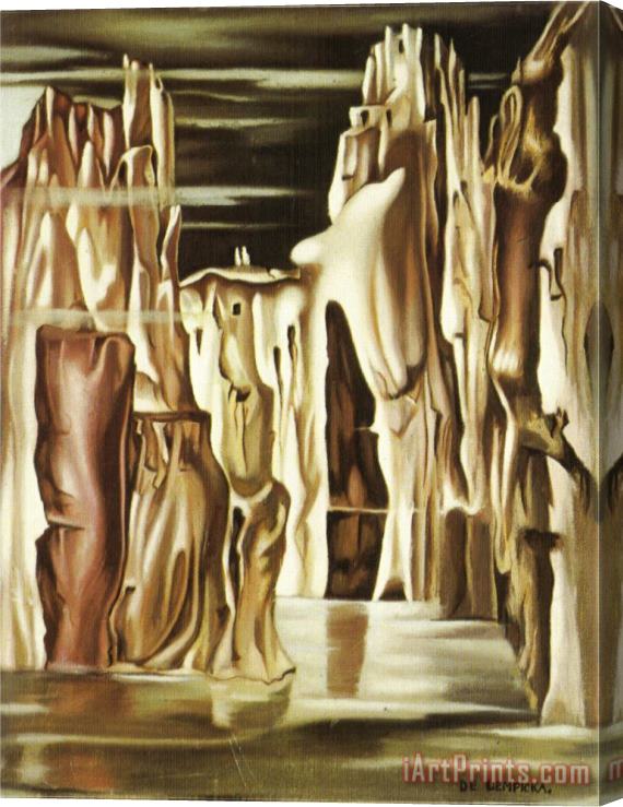 tamara de lempicka Paysage Surrealiste Stretched Canvas Print / Canvas Art