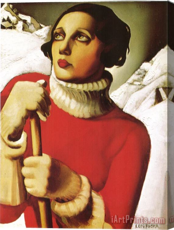 tamara de lempicka Saint Moritz 1929 Stretched Canvas Painting / Canvas Art