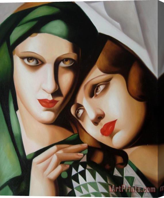 tamara de lempicka The Green Turban 1929 Stretched Canvas Print / Canvas Art