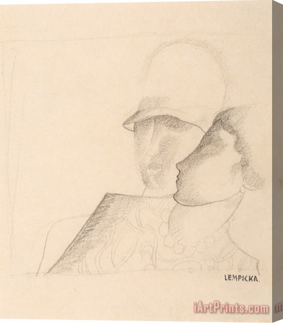 tamara de lempicka Untitled (two Figures), 1924 Stretched Canvas Print / Canvas Art