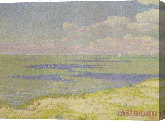 Theo van Rysselberghe View of the River Scheldt Stretched Canvas Print / Canvas Art