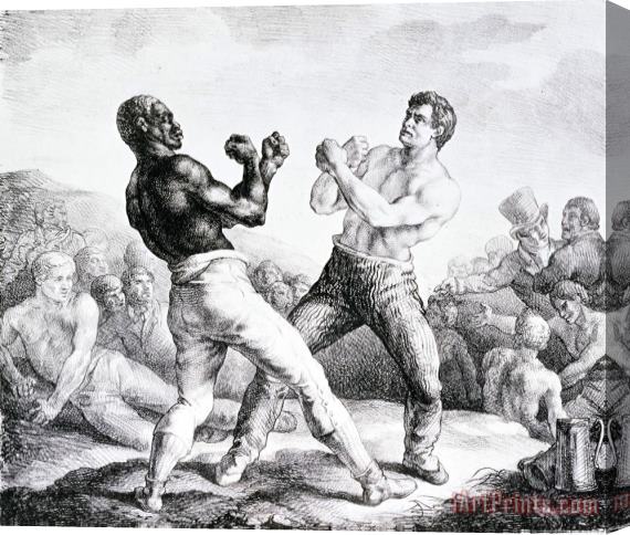 Theodore Gericault The Boxers Stretched Canvas Painting / Canvas Art