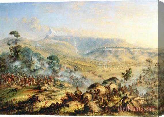 Thomas Baines Great Peak of the Amatola-British-Kaffraria Stretched Canvas Painting / Canvas Art