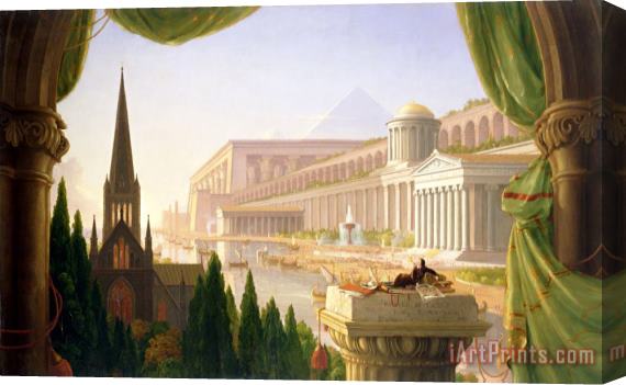 Thomas Cole Architect's Dream Stretched Canvas Painting / Canvas Art