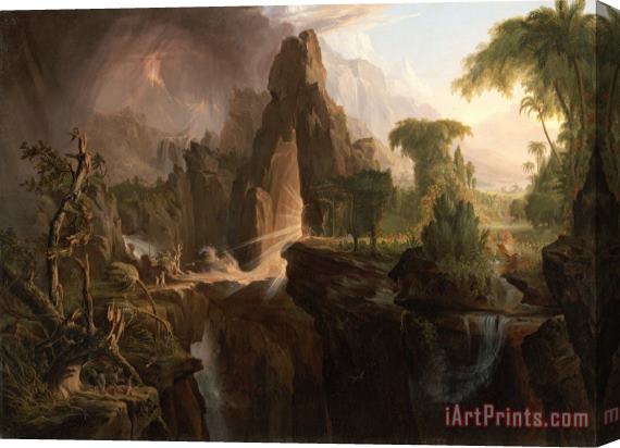 Thomas Cole Expulsion From The Garden of Eden Stretched Canvas Painting / Canvas Art