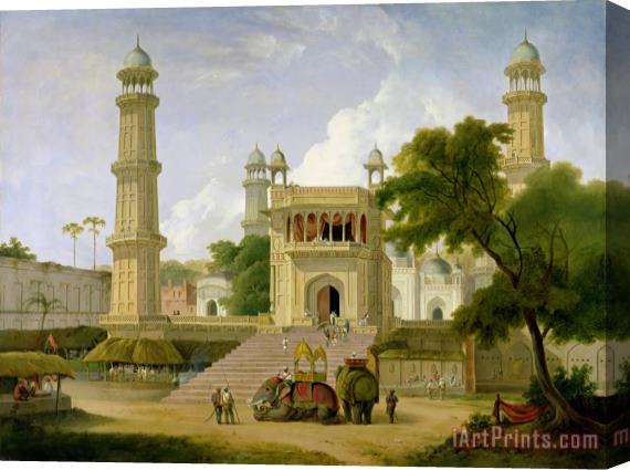 Thomas Daniell Indian Temple Stretched Canvas Painting / Canvas Art