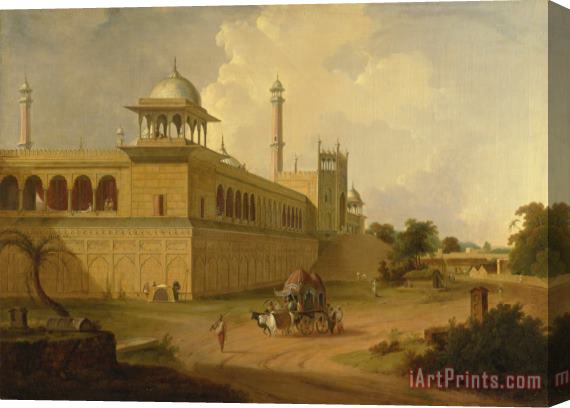 Thomas Daniell Jami Masjid, Delhi Stretched Canvas Print / Canvas Art