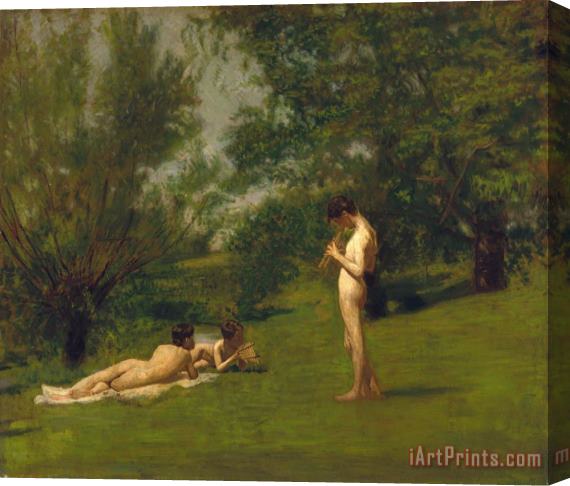 Thomas Eakins Arcadia Stretched Canvas Painting / Canvas Art