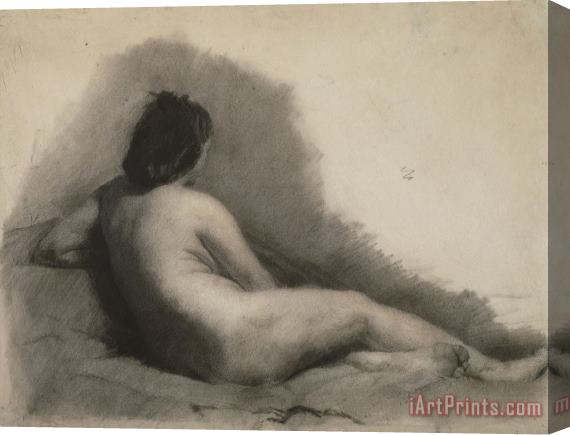 Thomas Eakins Nude Woman Drawing Stretched Canvas Print / Canvas Art