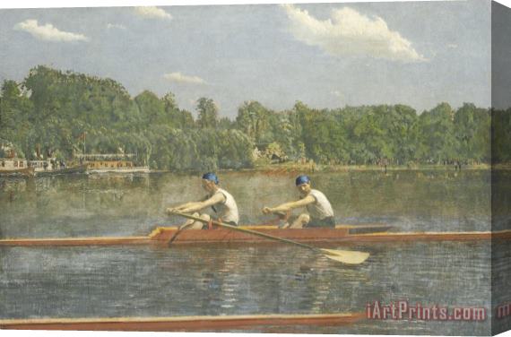 Thomas Eakins The Biglin Brothers Racing Stretched Canvas Print / Canvas Art